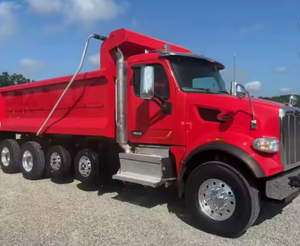 Venta al por mayor de camiones volquete usados Peterbilt T567 con eje de 2020, 2021 y 2022 - Camiones volquete de 19' y 20' listos para exportar a todo el mundo - Product Image 3