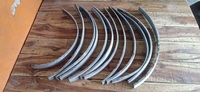 Plaque longue de 600 mm en corne de buffle naturelle, faite à la main, de haute qualité, style animal, pour fabrication d'arc, marque NOORBABA NBI-129