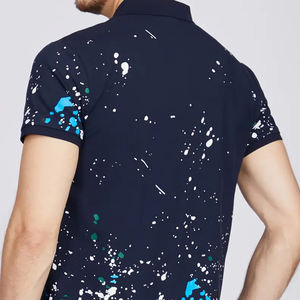 Polo impreso para hombre, manga corta, producto de la mejor calidad, transpirable, hecho a mano, material de tacto suave, polos para hombre - Product Image 4