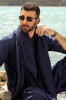 Vente en gros OEM 2024 Long châle d'hiver en laine pour hommes Pashmina confortable et doux et chaud personnalisé à bas prix
