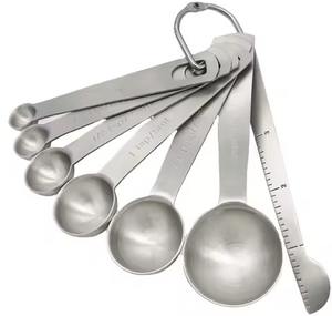 ช้อนตวงสแตนเลสเคลือบผงอย่างดี สำหรับเครื่องครัว อุปกรณ์ตวงคุณภาพทนทาน สำหรับการอบและใช้ในบ้าน - Product Image 6