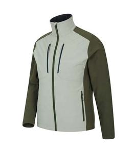 Veste d'hiver softshell pour homme, taille XL, style streetwear, service OEM, personnalisable, haute qualité, imperméable, fermeture éclair réversible, col montant - Product Image 3