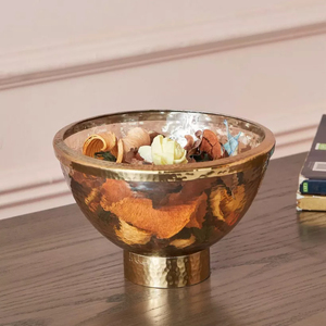 Bol de nourriture écologique en bois de manguier de qualité supérieure Bol de service à dessert de couleur marron Idéal pour le dessus de table de l'Inde - Product Image 5