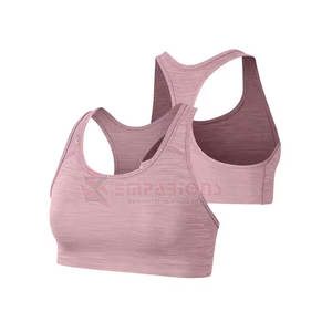 สปอร์ตบราของผู้หญิงผ้านุ่มระบายอากาศได้ดีเลือกสีได้ - Product Image 3