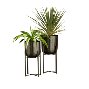 Vente chaude forme personnalisée Mini support en fer Pots de fleurs jardinière plus grande qualité plantes en métal et Pots d'herbes pour la décoration de jardin - Product Image 6