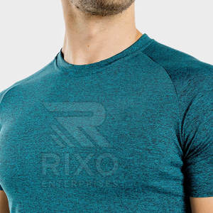 เสื้อยืดออกกำลังกายใส่สบายระบายอากาศได้ตามต้องการเสื้อยืดออกกำลังกายอัตราการขายส่ง - Product Image 4