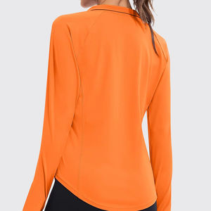 สเวตเชิ้ตคอโพลีเอสเตอร์สำหรับผู้หญิงขนาดปกติเข้ารูปและใส่สบายมาก - Product Image 3