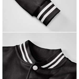 Chaqueta Universitaria para Mujer, Estilo Versátil, Manga Larga, Corta, Cuello Alto, Acolchada, Reversible, Cálida y Transpirable - Product Image 6