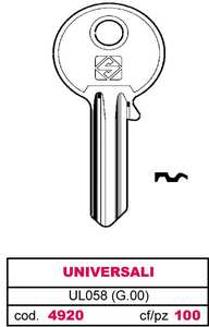 Llave Universal Asc Ul058 (g.Vab 0) - Product Image 1
