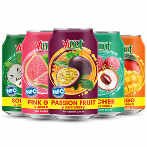 เครื่องดื่มน้ำผลไม้รสเข้มข้น330มล. (11.1 floz) โรงงานเวียดนาม | ปราศจากน้ำตาลฉลากส่วนตัว - Product Image 1