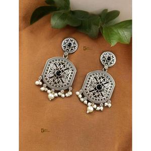 Pendientes de Plata con Cuentas de Piedra Réplica Monalisa, Regalo para Uso Casual en Fiestas, Producto Hecho a Mano al por Mayor - Product Image 1