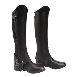 Nuevas Polainas de Montar a Caballo de Alta Calidad para Hombre y Mujer, Equipo de Cuero, Polainas de Cuero Genuino en Venta - Product Image 1