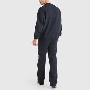 Survêtements évasés en tissu 100% coton pour hommes en plusieurs couleurs OEM Custom Made Logo Design Men Flare Tracksuits à bas prix - Product Image 2
