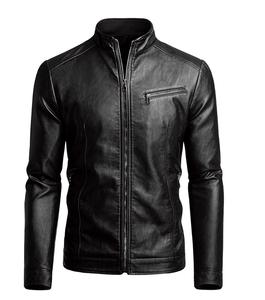 Top tendance personnalisé Slim Fit hommes vestes en cuir 100% Pure Street Casual Fashion entièrement personnalisable avec des quantité minimale de commande bas - Product Image 1