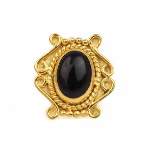 แหวนง่ามชุบทอง18K เคลือบทอง18K ลายหอยมุกโมโฮสเทอร์คอยส์ธรรมชาติขนาด10X14มม. แหวนง่ามชุบทอง18K - Product Image 5