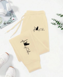 Premium Casual Breathable Flared Sweatpants Stylish Customize Logo Woman <b>Trouser</b> New 3D Printed <b>Women</b> Pants - Product Image 6