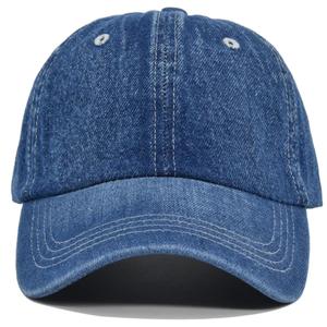 Chapeau en jean à bord détruit en denim délavé 2025 nouveau style avec bonnet décontracté délavé pour une coupe confortable au quotidien - Product Image 1