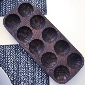 ชั้นวางไข่ทำด้วยมือแบบพรีเมี่ยมสำหรับเคาน์เตอร์ห้องครัวที่มีที่เก็บของและตกแต่งสวยงามพร้อมๆกัน - Product Image 1