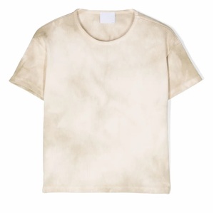 T-shirts en coton lourd pour hommes Sun Fade Acid Wash O Neck Respirant Drop Shoulder Long 220 Grammes Bonne qualité Demi-manches O - Product Image 4