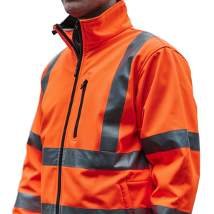 2025 hiver travail Construction garde de sécurité ingénieur vestes de sécurité coupe-vent et étanche avec Logo personnalisable réfléchissant - Product Image 1