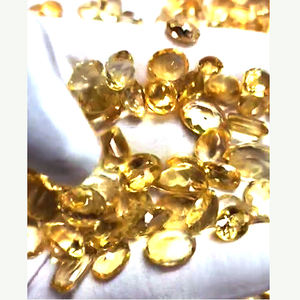 Lote de 373 Piezas de Citrino Natural de 7x5mm a 11x9mm, Facetado Ovalado, 1481 Quilates, Venta Iroc, Citrino Amarillo de Alta Calidad, Gema Suelta Tallada - Product Image 2