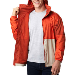Nueva chaqueta de invierno de moda para hombre con logotipo personalizado, impermeable, cremallera completa, manga larga, con capucha, la mejor chaqueta de lluvia, estilo informal - Product Image 3