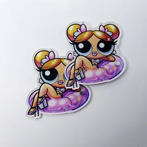 Tuiles magnétiques en acrylique durable de qualité supérieure, style Kawaii Gothique Cartoon, pour pinces à extensions de cils, personnalisables et multifonctionnelles - Product Image 1