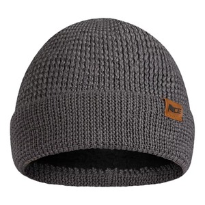 Gorro de puño de lana FZ, gorros de punto cálidos con forro polar, gorro de invierno para hombres y mujeres - Product Image 5