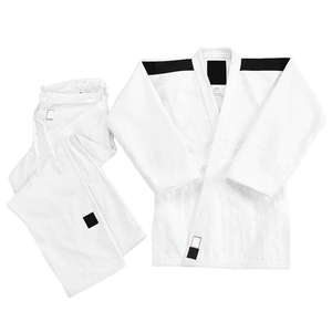 Heavy Duty Customizable Judo Gi Uniform Double Weave 340g Cotton Fabric Reinforced Seams Professional Comfort Training Front - Product Image 4