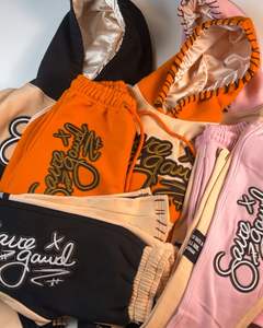 Respirant hommes femmes 400 GSM français éponge sweat à capuche strass détresse broderie acide lavage DTG bouffée impression - Product Image 4