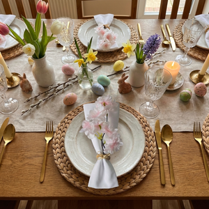 Anillo para Servilletas con Diseño de Flor de Cerezo Blanca, Decoración Floral Hecha a Mano para Bodas, Eventos, Hoteles, Restaurantes, Suministros al por Mayor OEM - Product Image 6