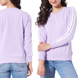 Sudaderas de Forro Polar Casuales de Invierno para Mujer, Ligeras, 100% Algodón, con Logotipo Personalizado en la Parte Delantera, Mangas Completas, Resistentes al Viento - Product Image 6