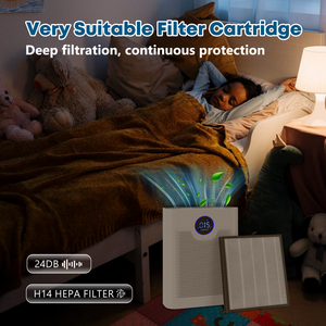 Filtro de Aire de Alta Eficiencia Cobectal ZQA-8000A H14 con Carbón Activado y Marco de Papel para Uso Doméstico y en Automóviles, a Gasolina, 1 Unidad - Product Image 4