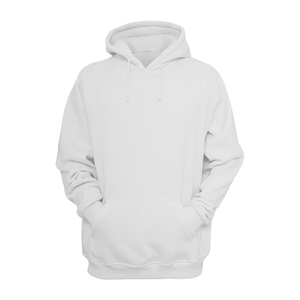 Sudadera con capucha de algodón 100% para hombre, Jersey de punto básico informal de color sólido claro con cuello bordado, precio bajo personalizable, venta al por mayor - Product Image 1
