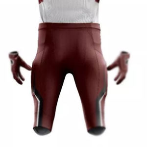 Moda cuello en V impreso fútbol americano Jersey pantalones conjunto fútbol americano Tops hombres fútbol americano Jersey - Product Image 5