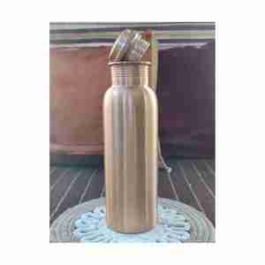 Top Selling High Quality Copper <b>Water</b> <b>Bottle</b> Wide Metal Drinkware Exported from India Textured Design - Product Image 2