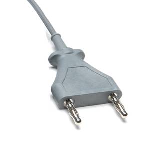 Cordon réutilisable à deux broches rond de 3 mètres, pour pinces électrochirurgicales, raccord à deux broches, motif américain, compatible avec les principales ESU - Product Image 2