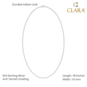 Cadena Figaro Religiosa de Oro de 14K con Perla, 18 Pulgadas, Opciones en Plata y Oro Blanco, Estilo Curb, Ideal para Regalo - Product Image 6