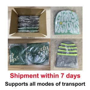 หมวกบีนนี่ MOQ ต่ำ ขายส่ง หมวกบีนนี่แฟชั่นแบบสั่งทำ หมวกไหมพรมโมแฮร์ ยืดหยุ่นสูง อุ่นสบาย ลายแจ็คการ์ด สำหรับวันอากาศหนาว - Product Image 3