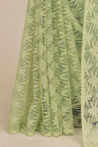 Saree prêt à porter Bollywood pour femmes | Saree à imprimé floral en soie d'art avec chemisier | Vêtements de fête, quotidiens et festifs - Product Image 3