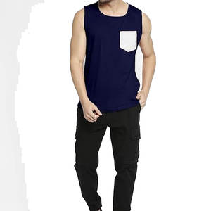 เสื้อกล้ามผู้ชายทรงหลวมระบายอากาศสไตล์ลำลอง - Product Image 5