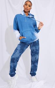 100% algodón lavado ácido venta al por mayor pulóver en blanco de gran tamaño mujeres sudaderas con capucha Sudadera con capucha logotipo personalizado sudaderas con capucha y sudaderas - Product Image 5