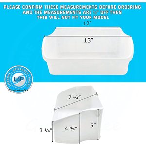 New Plastic Door Bin <b>Shelf</b> for Frigidaire for Kenmore Electrolux Refrigerators-Household Application - Product Image 2