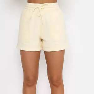 Pantalones cortos de moda personalizados al por mayor para mujer, pantalones cortos informales de algodón puro para gimnasio para mujer - Product Image 6