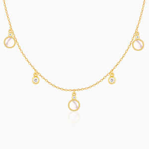 Collier élégant en or jaune, pendentif géométrique tendance, chaîne serpent en or 14K 18K, bijoux classiques pour mariage et fête - Product Image 3