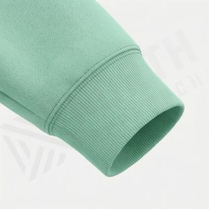 Sweat-shirt à capuche pour hommes, vente en gros usine, logo personnalisé, coton et polyester, couleur personnalisée, hiver, techniques de teinture unie, pull-over - Product Image 6