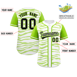 Vente en gros Maillot de chemises à rayures Maillot de fan de baseball personnalisé Maillot de softball en maille de polyester vierge au design personnalisé pour adulte - Product Image 4