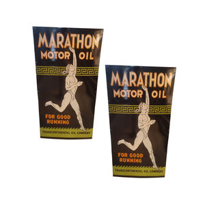 Letreros de Metal de hojalata Vintage de estilo antiguo, logotipo impreso personalizado, tablero de letrero de estación de combustible de Gas, pintura chapada al por mayor, uso al aire libre a granel - Product Image 3