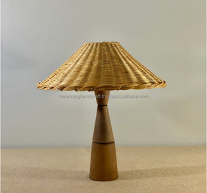 Nouveau DESIGN de table en rotin de Style du milieu du siècle | 100% nouvelle mode écologique fabriquée par l'artisanat Tienphong - Product Image 3