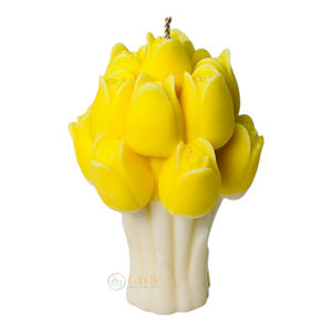 Handmade Tulip Bouquet Aromatherapy <b>Candle</b> for Festivals Home Decor Birthdays-<b>Christmas</b> Easter <b>Scented</b> Bars Votive Use - Product Image 1